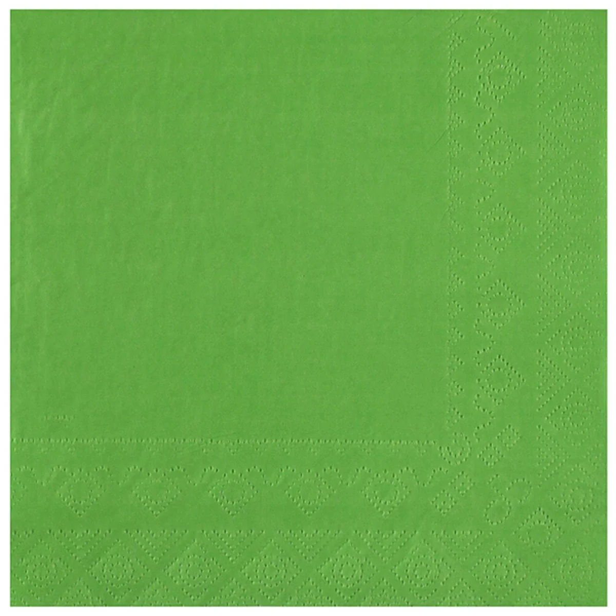 Green Large Compostable Lunch Paper Party Napkins, 25 Count