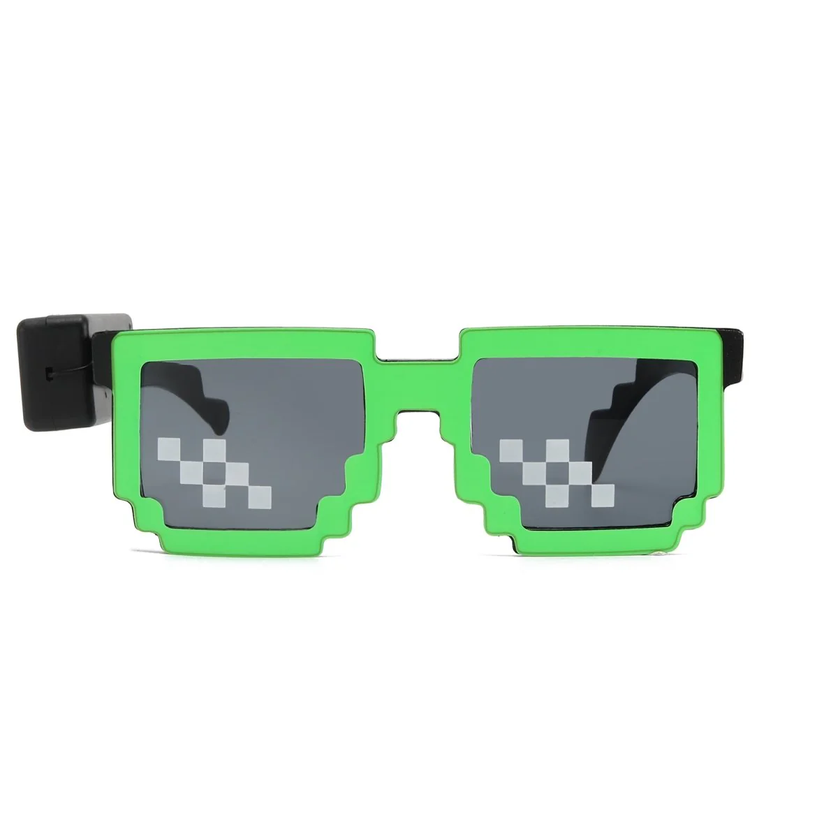 Green LED Neon Sunglasses for Adults - Image 4