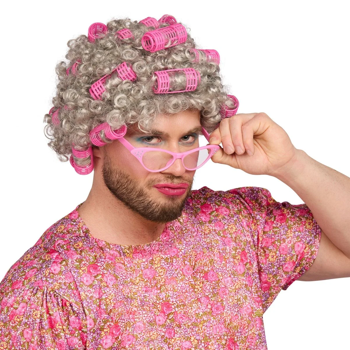 Grey Granny Wig for Adults