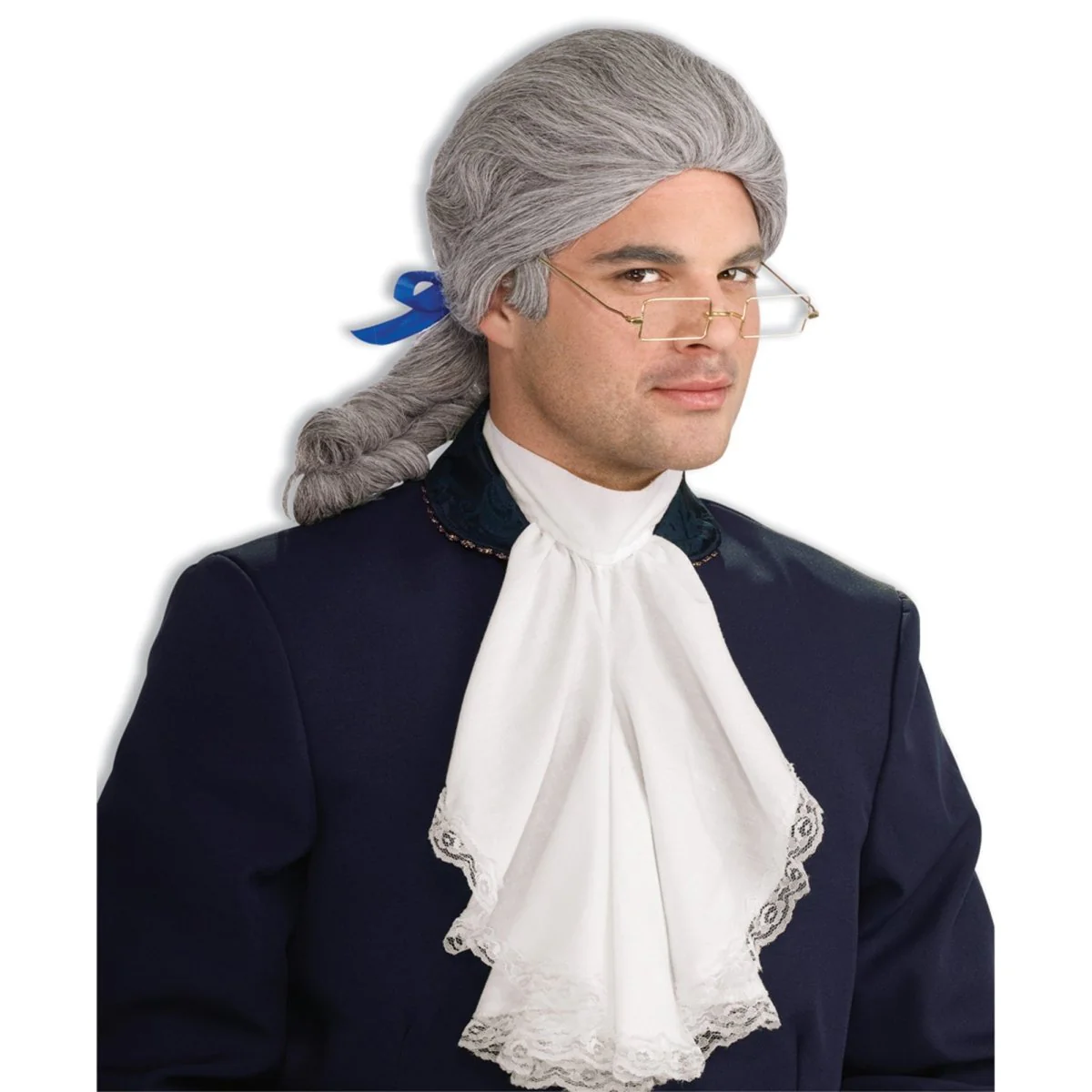 Grey Historical Wig for Adults