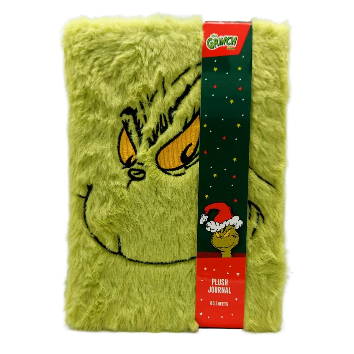 Grinch Plush Journal, Dr. Seuss, 80 Sheets, 1 Count