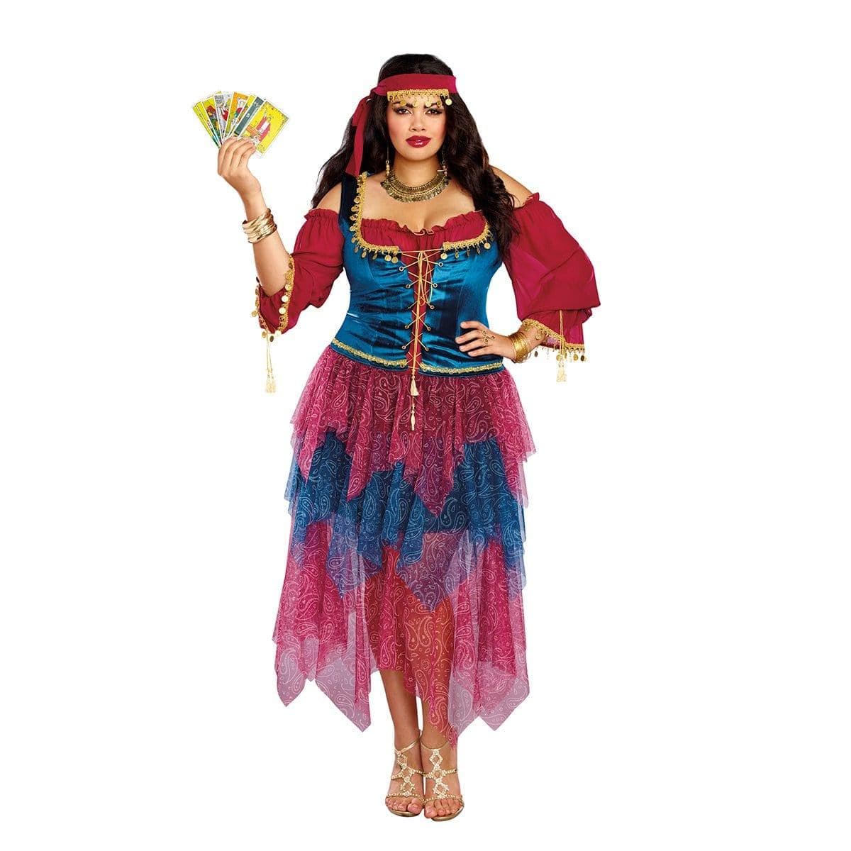 Gypsy Plus Size Costume for Adults