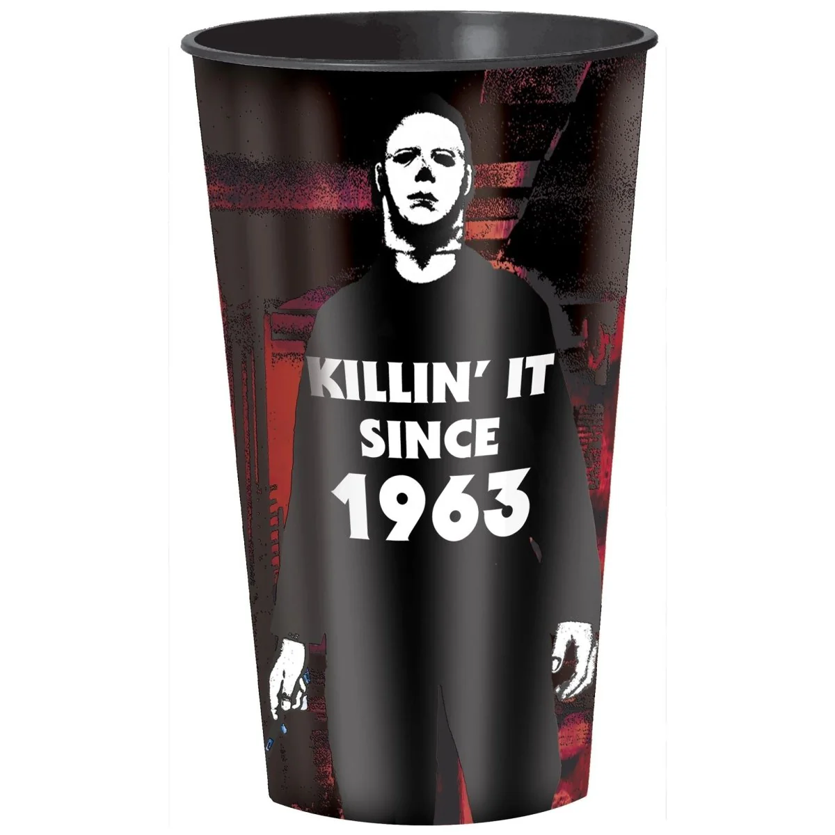 Halloween 2 Michael Myers Killin' It Since 1963 Plastic Cup, 32 Oz, 1 Count