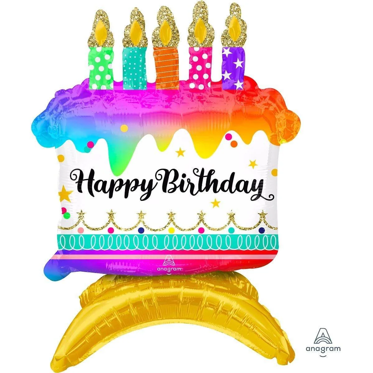 Happy Birthday Cake Air Filled