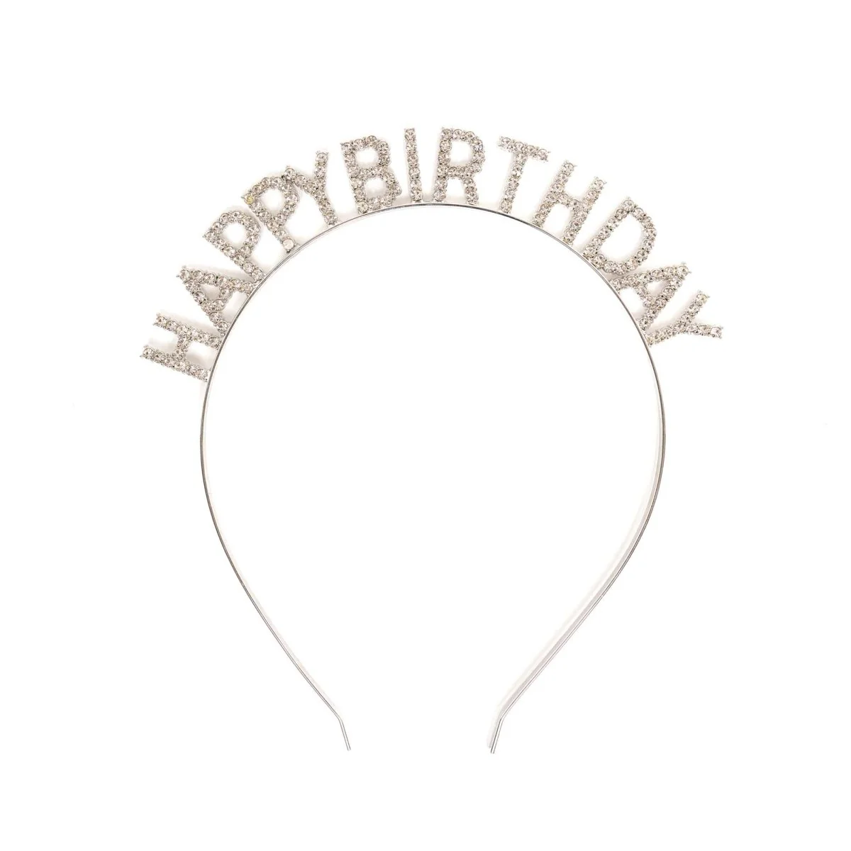 Happy Birthday Rhinestone Headband for Kids, 1 Count