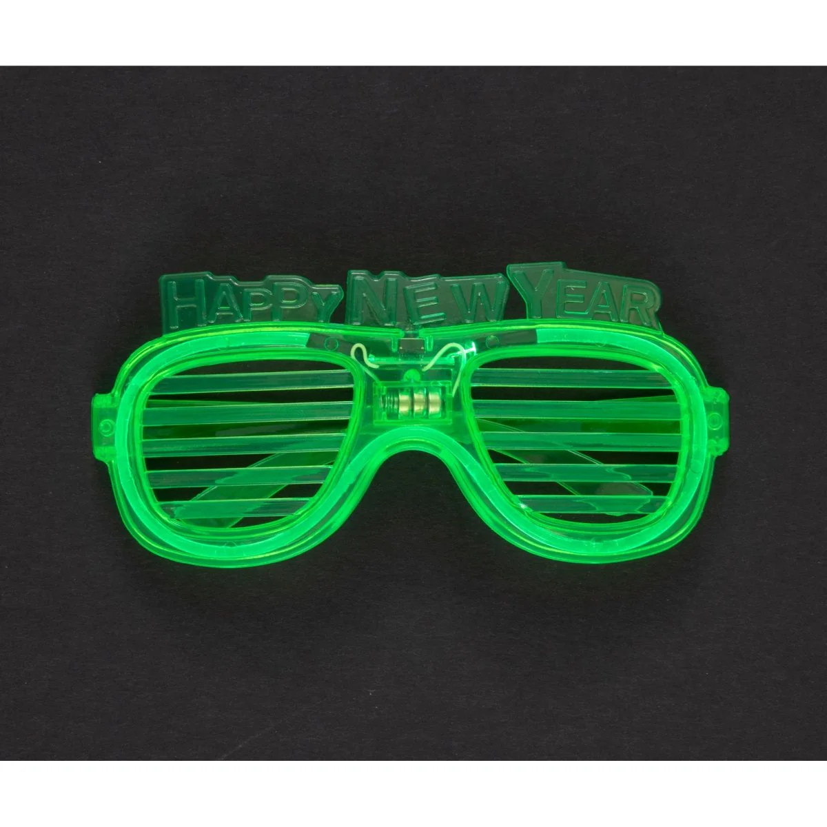 Happy New Year Light-Up Green Party Glasses, 1 Count - Image 3