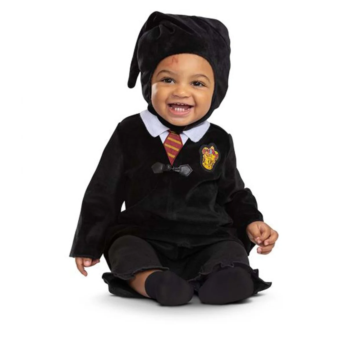 Harry Potter Gryffindor Classic Robe Costume for Babies, Black Dress