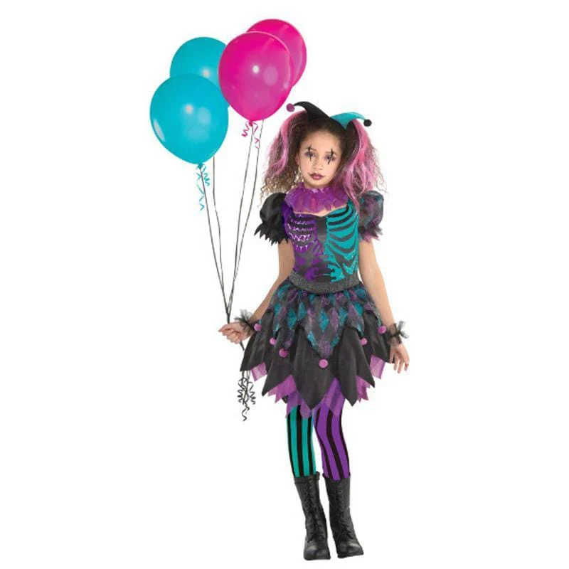 Haunted Harlequin Costume for Kids