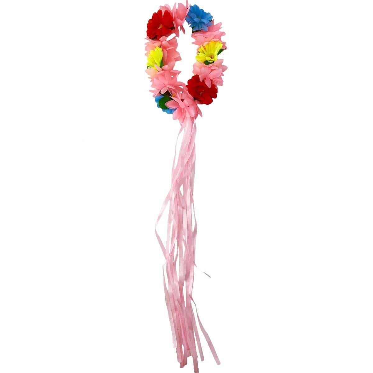 Pink Hawaiian Flower Crown