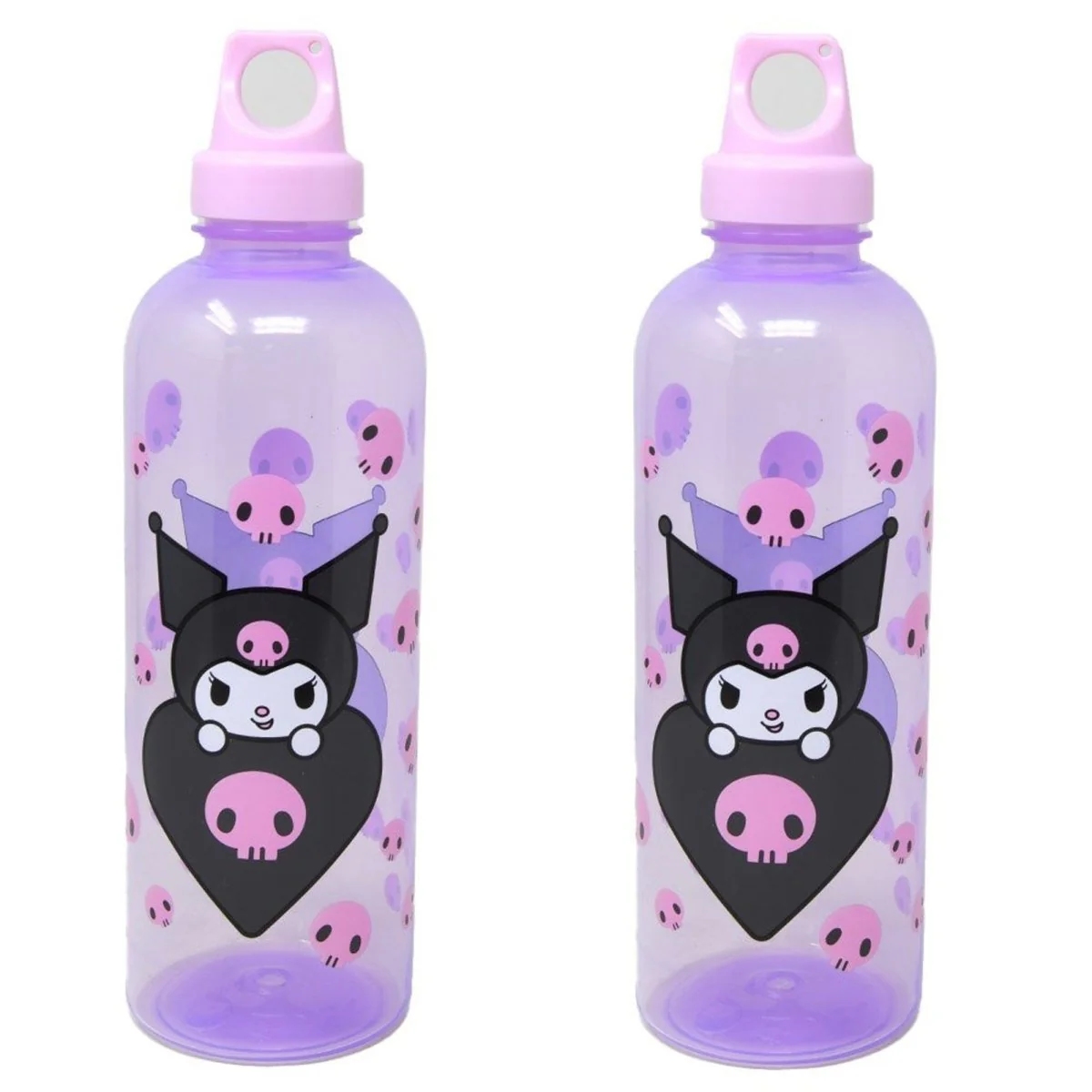 Hello Kitty Kuromi Reusable Plastic Water Bottle, 30 Oz, 1 Count