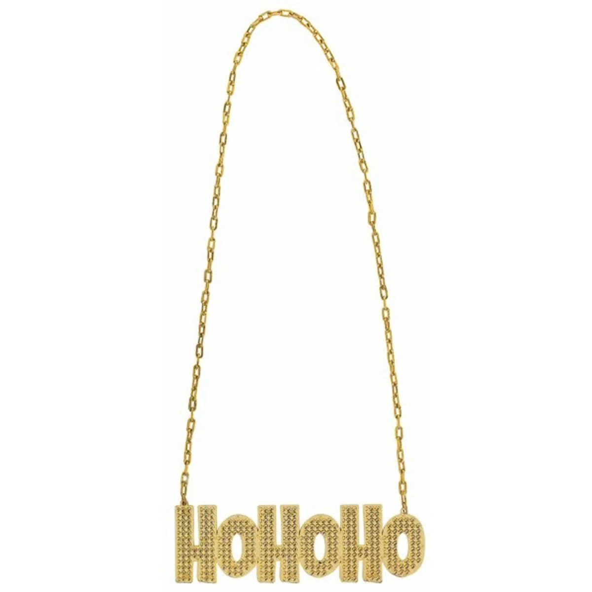 HoHoHo Plastic Necklace, 32 Inches, 1 Count