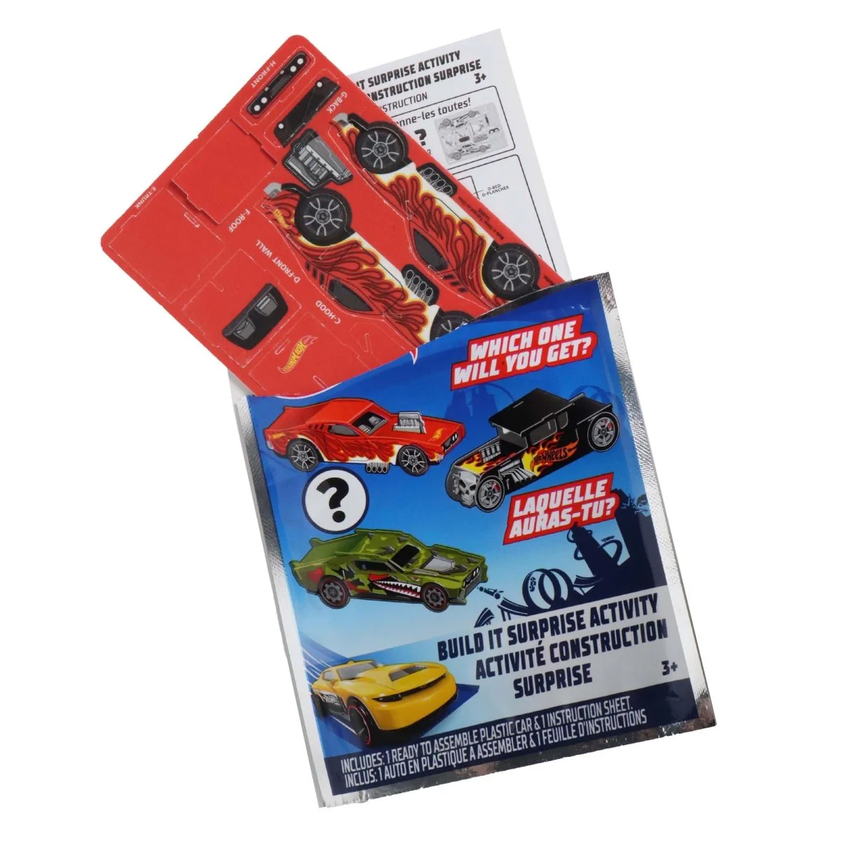 Hot Wheels Build It Surprise Activity Bag, 1 Count - Image 3