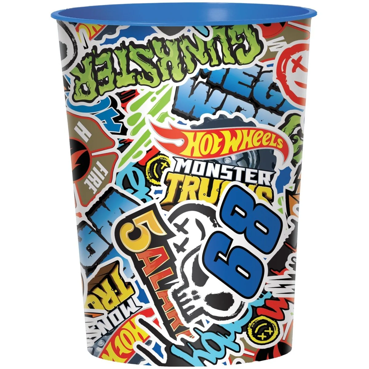 Hot Wheels Monster Truck Birthday Favour Cup, 16 Oz, 1 Count