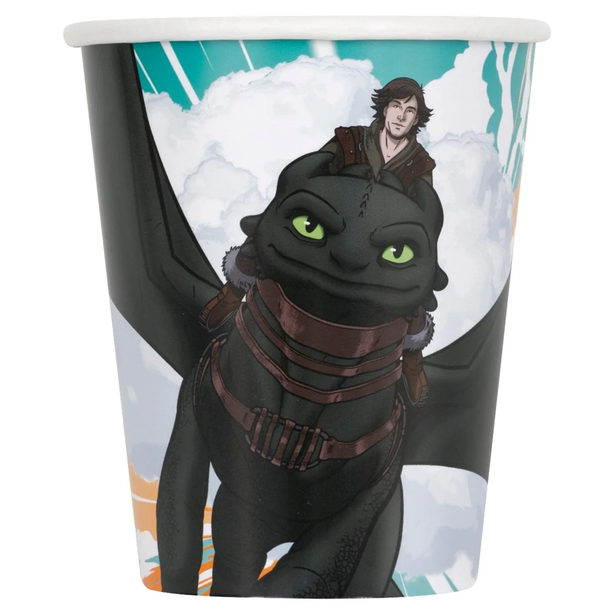 How to Train your Dragon Birthday Paper Cups, 9 Oz, 8 Count