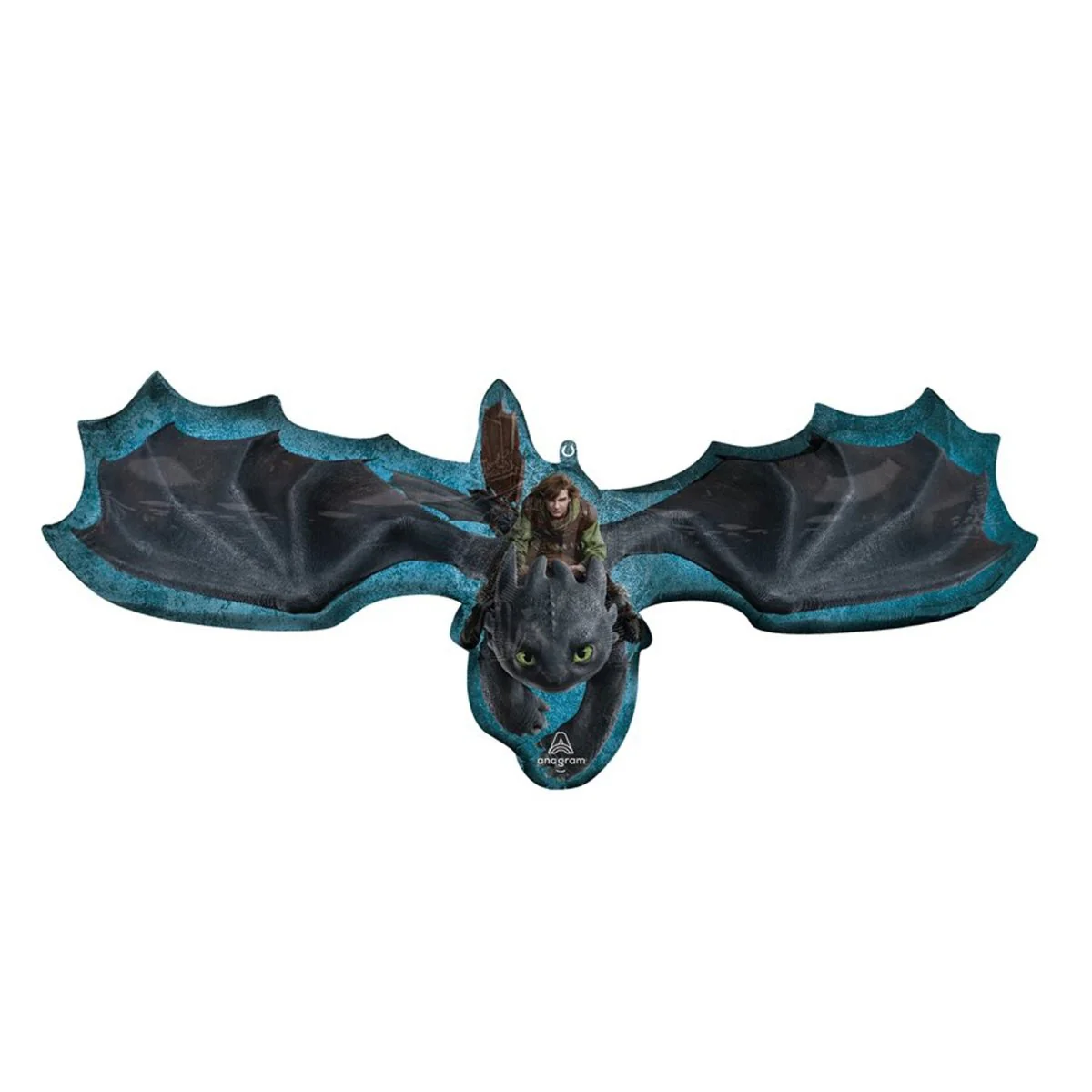 How to Train your Dragon Supershape Foil Balloon, 44 x 19 Inches, 1 Count