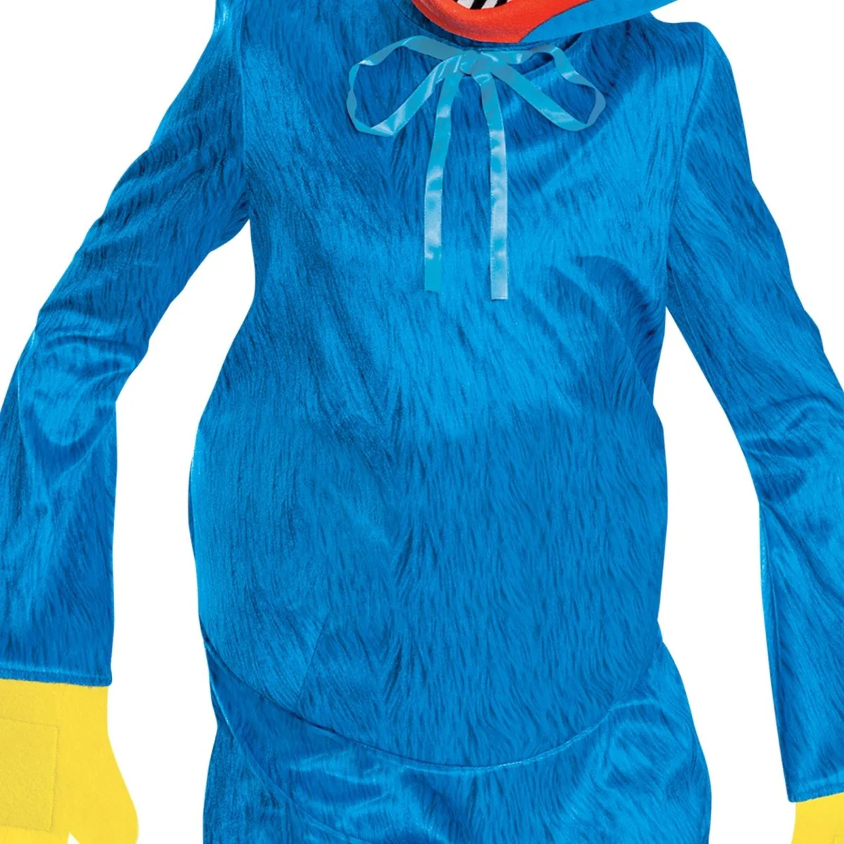 Huggy Wuggy Classic Costume for Kids, Poppy Playtime, Jumpsuit with Hands and Mask - Image 4