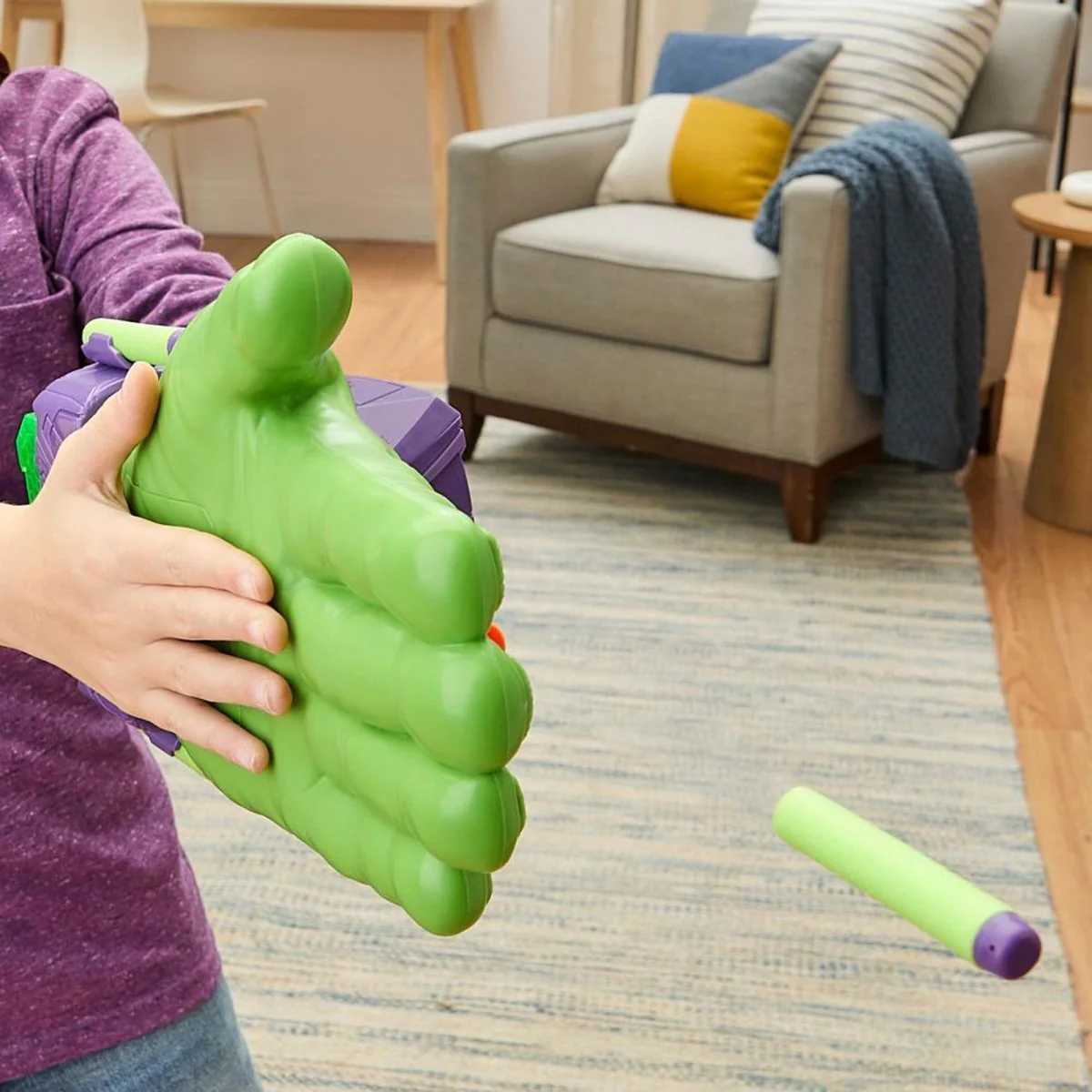 Hulk Thunderclap Blaster Nerf Toy, Avengers, 1 Count - Image 4