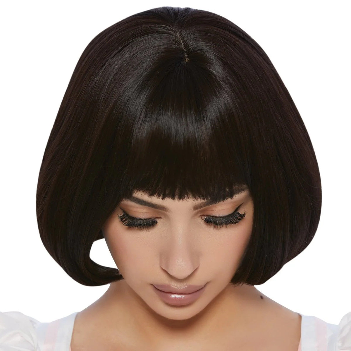 Ichijou Black Short Bob Wig for Adults - Image 3