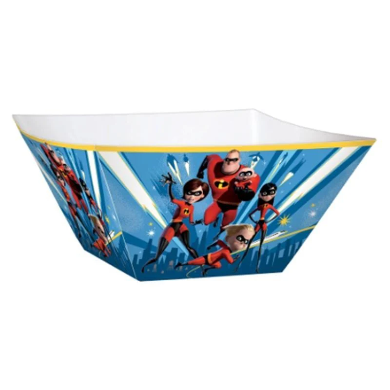 Incredibles 2 paper bowls, 3 per package