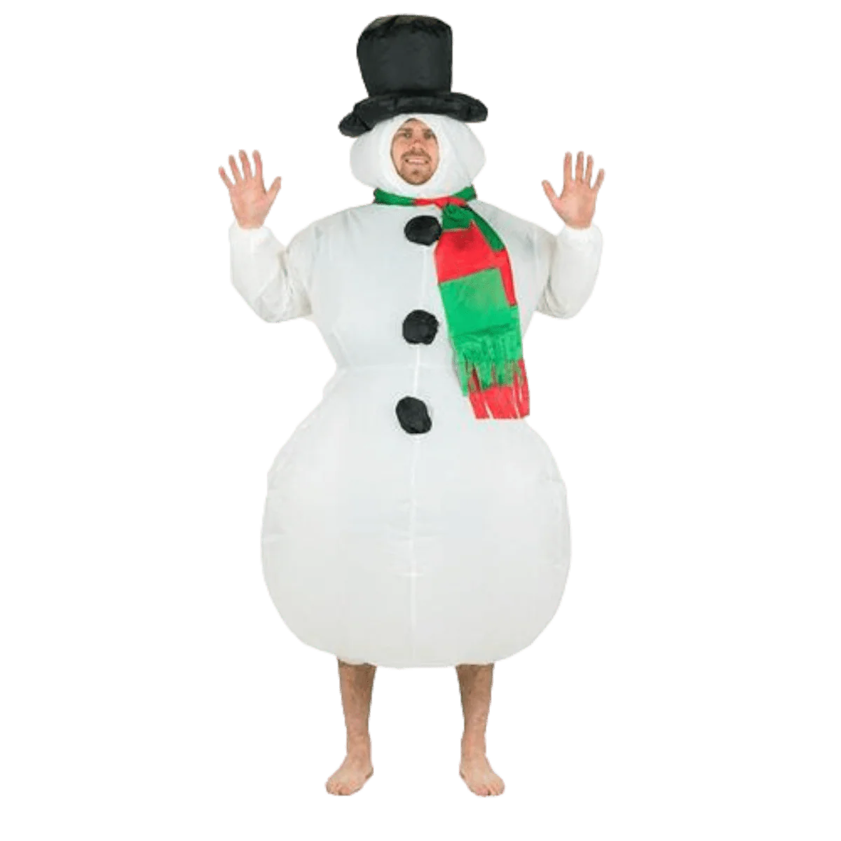 Inflatable Snowman Costume for Adults