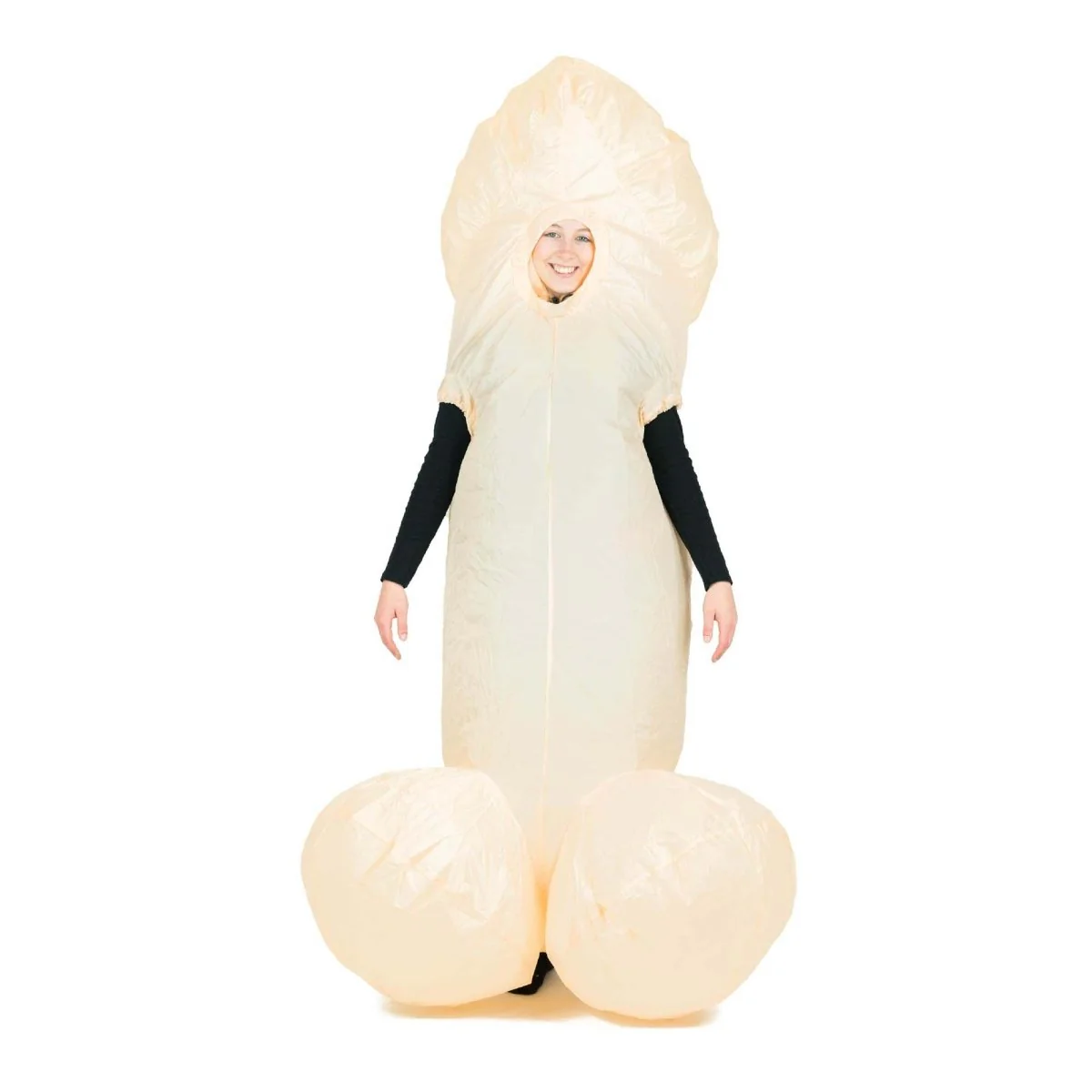 Inflatable White Penis Costume for Adults - Image 4