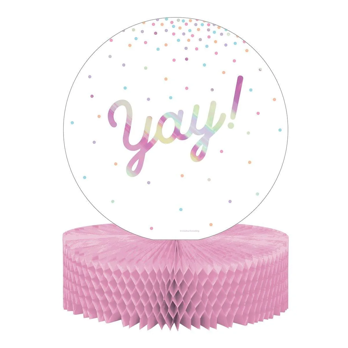 Iridescent Honeycomb Centerpiece
