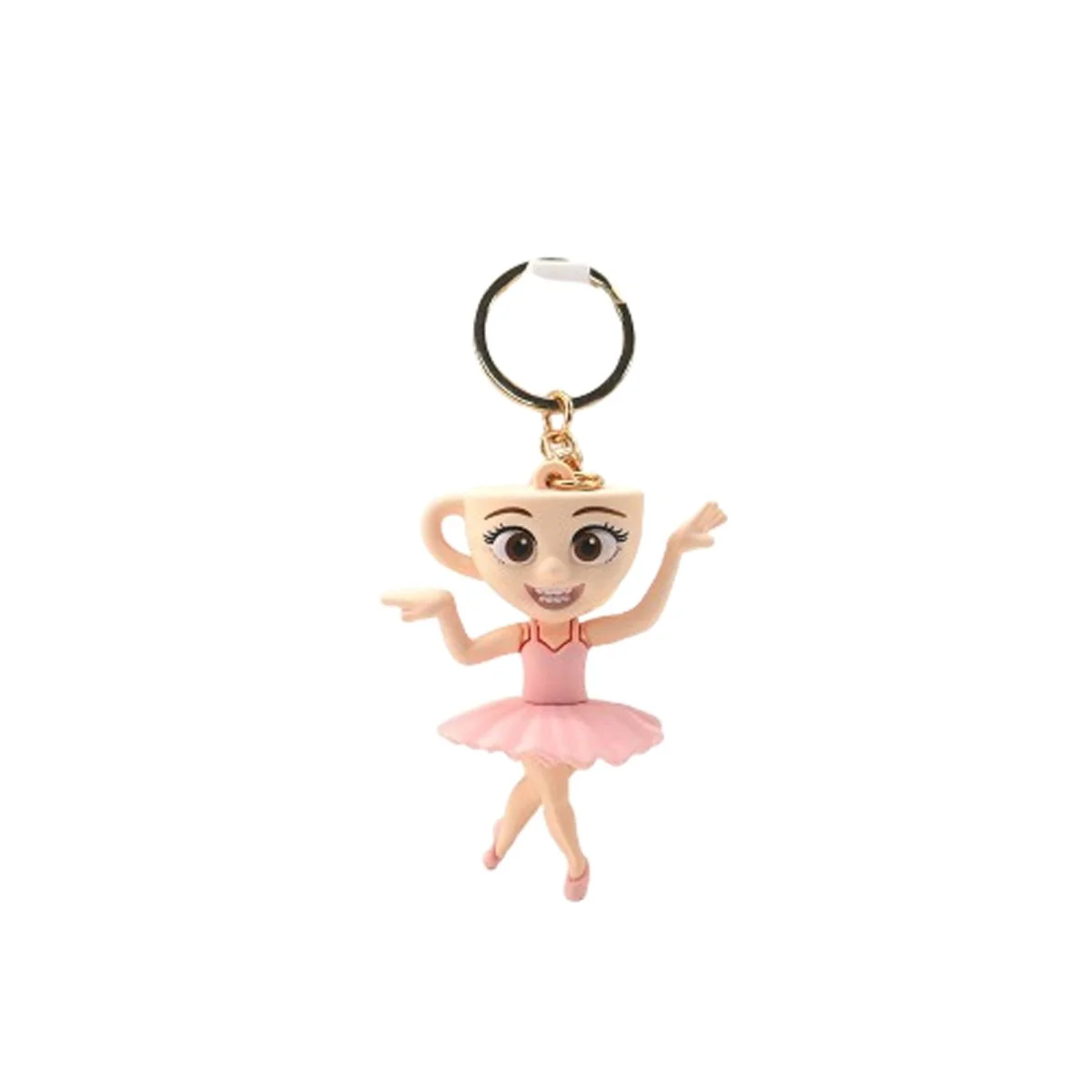 Italian Brainrot Balerinna Cappucinna Keychain, 1 Count