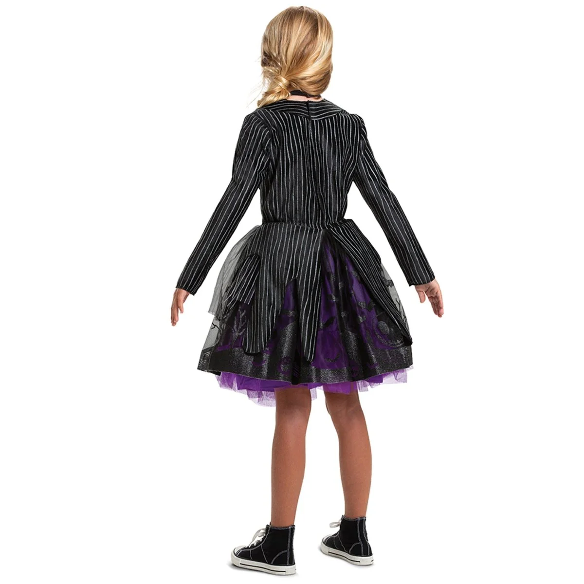 Jack Skellington Deluxe Costume for Kids, Nightmare Before Christmas, Dress, Petticoat and Bow Tie - Image 2