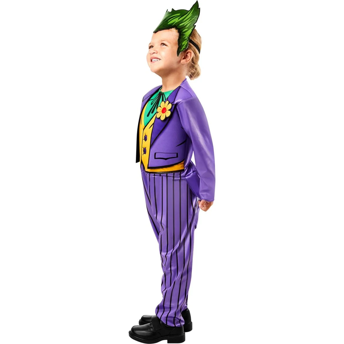 Joker Costume for Toddlers, Jumpsuit and Headpiece - Image 3