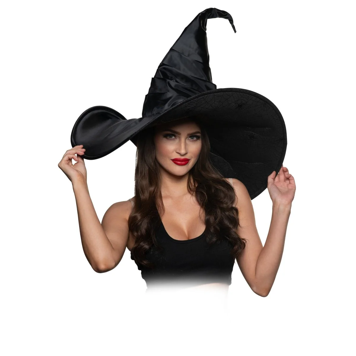 Jumbo Curved Witch Hat for Adults