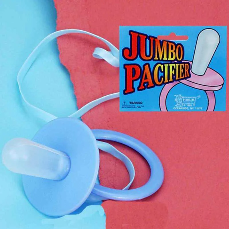 Blue jumbo pacifier