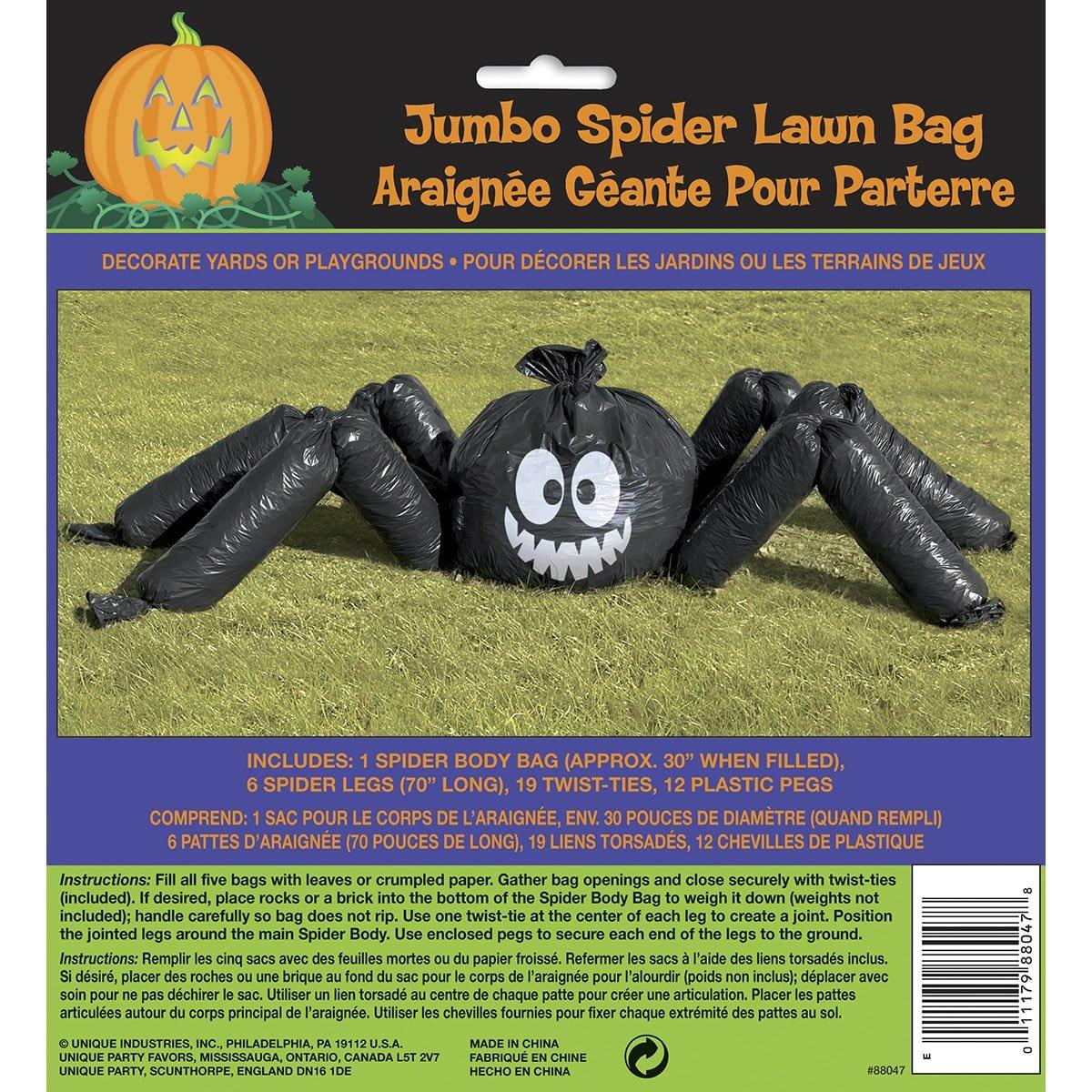 Jumbo spider lawn bag kit