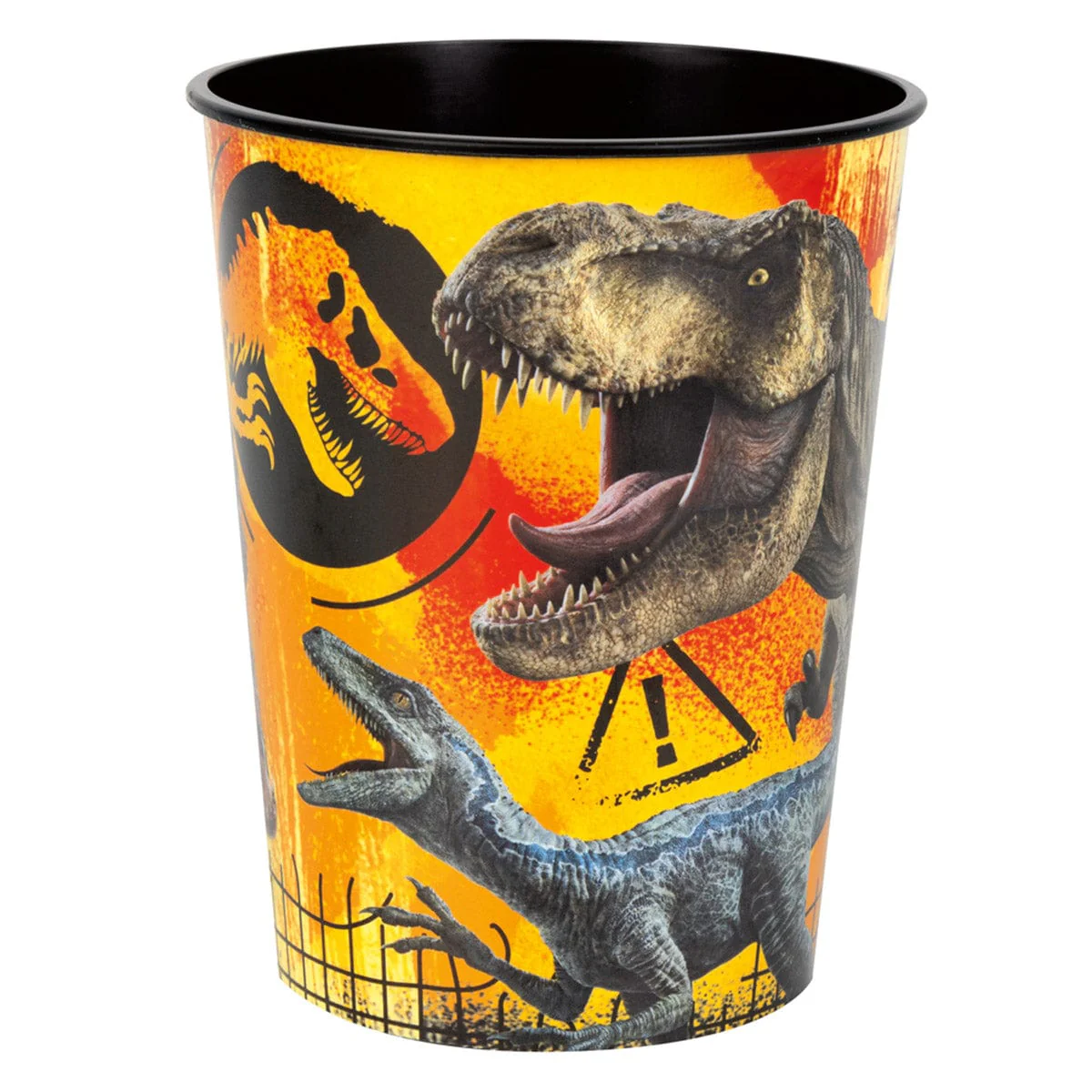 Jurassic World Birthday Party Plastic Favor Cup with Dinosaurs, 16 oz