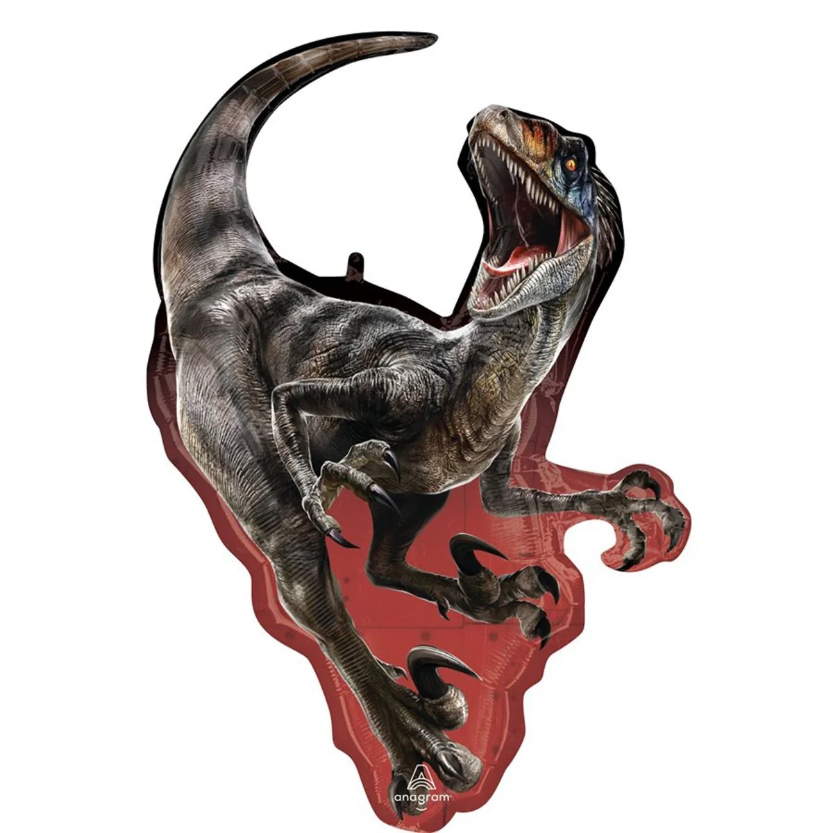 Jurassic World Rebirth Supershape Foil Balloon, 33 Inches, 1 Count