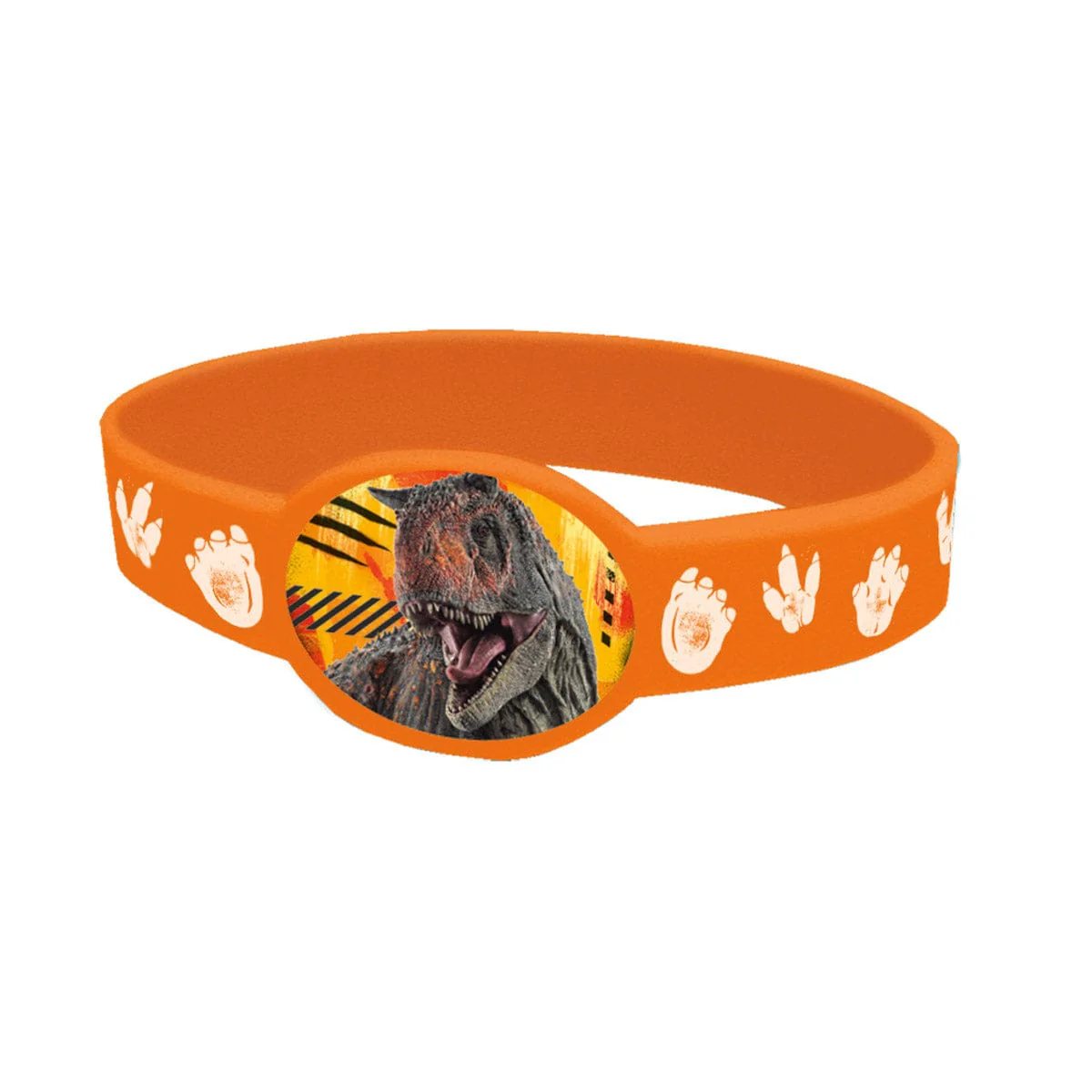 Jurassic World Silicon Strechy Bracelets, Red, Black, Yellow and Orange, 4 Count - Image 3