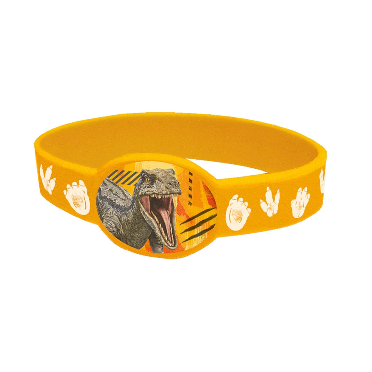 Jurassic World Silicon Strechy Bracelets, Red, Black, Yellow and Orange, 4 Count - Image 5