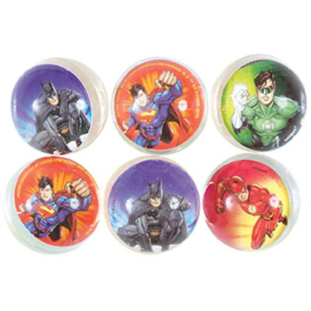 Justice League Bounce Balls, 6 Count