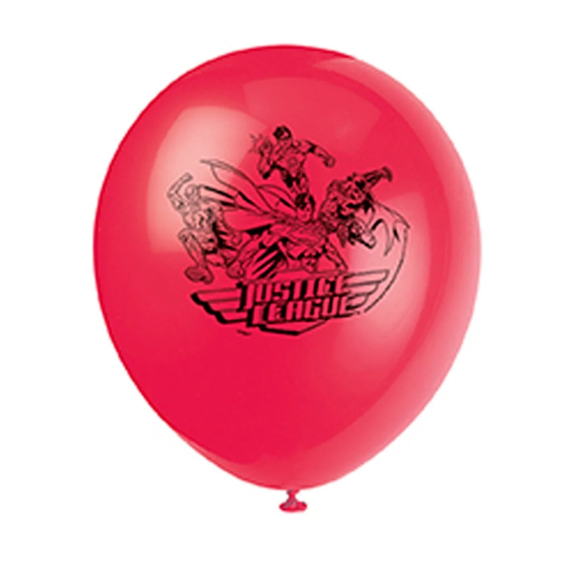 Justice League Latex Balloons, 12 Inches, 8 Count - Image 4