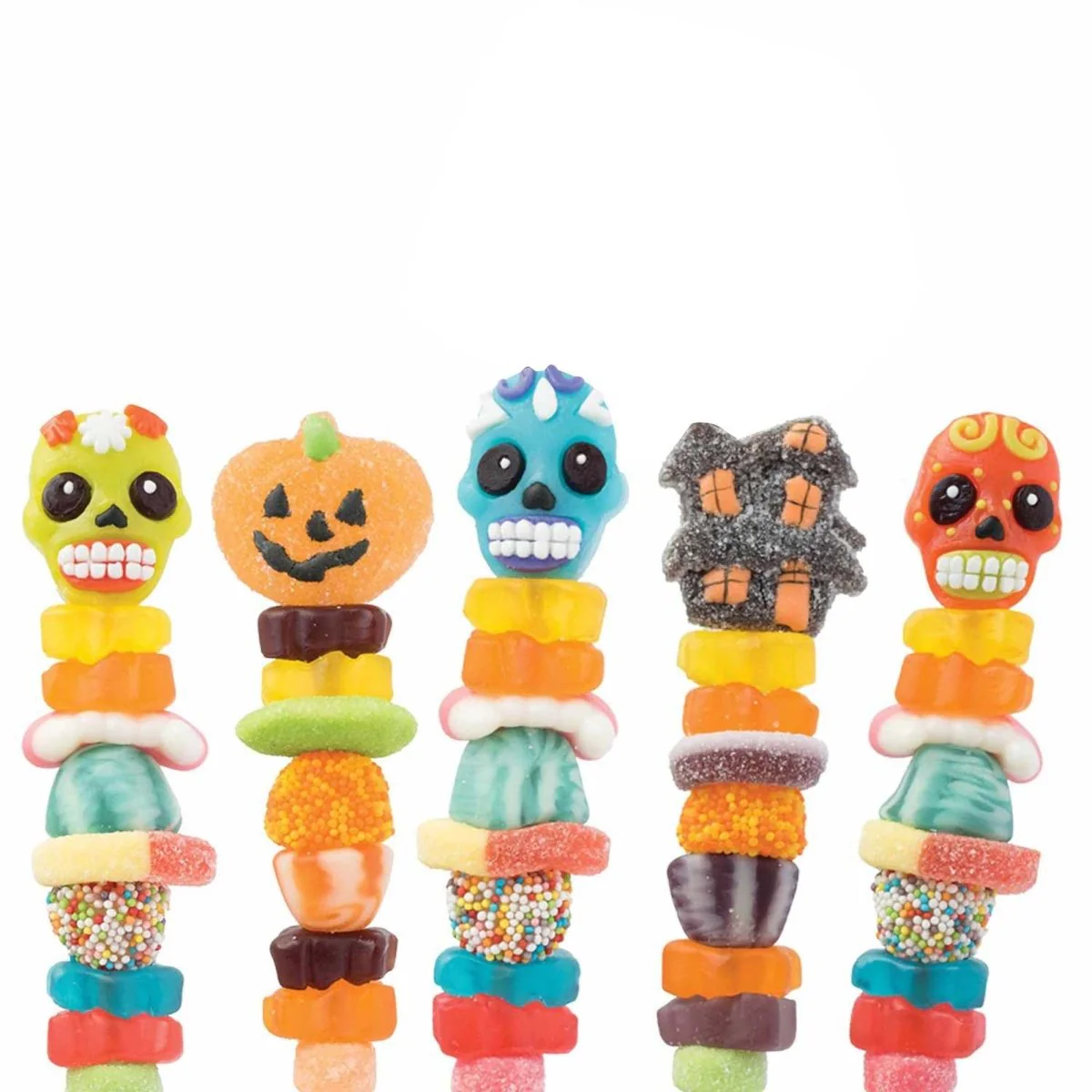 KandJu Halloween Candy Kabob, 50g, Assortment, 1 count
