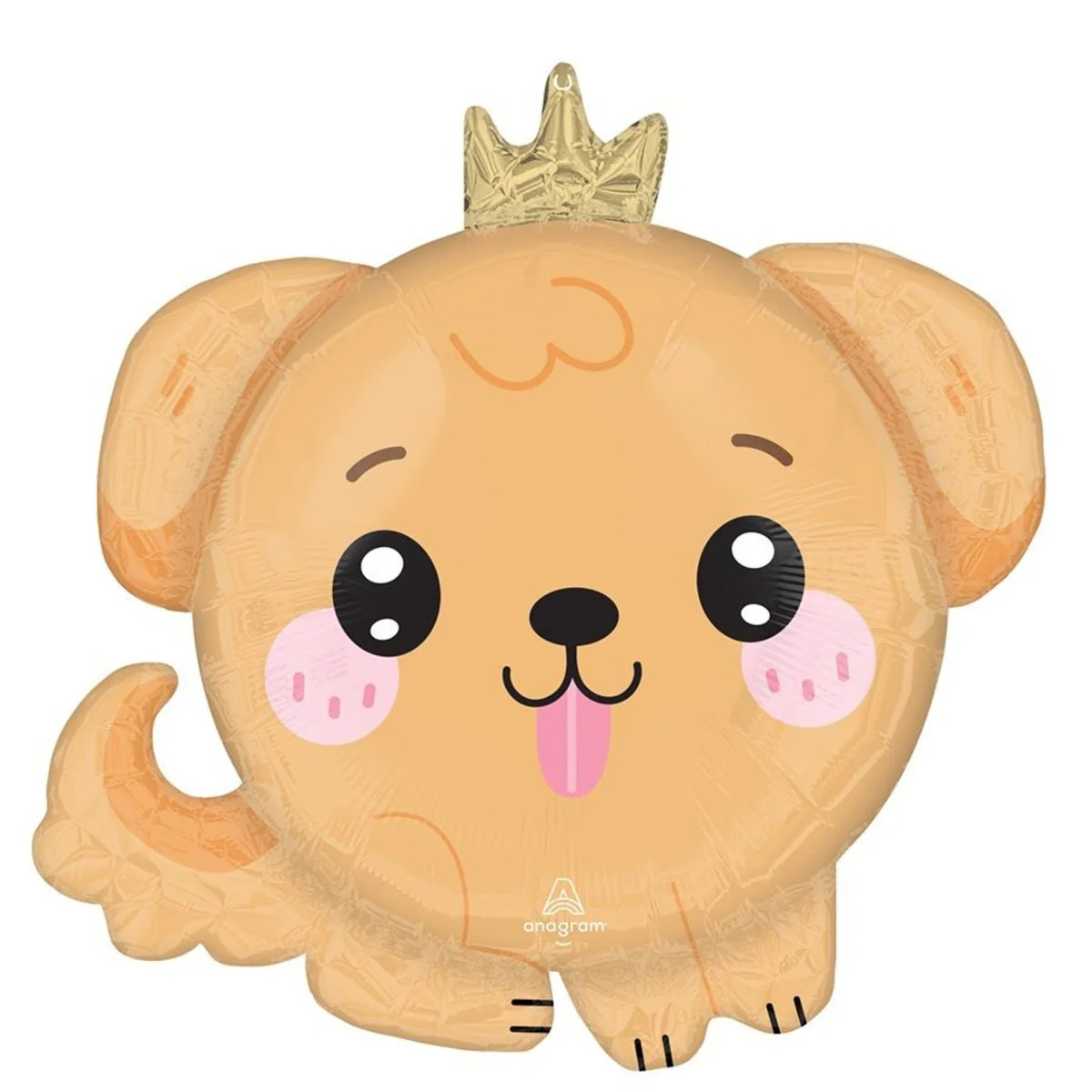 Kawaii Puppy Supershape Foil Balloon, 21 Inches, 1 Count