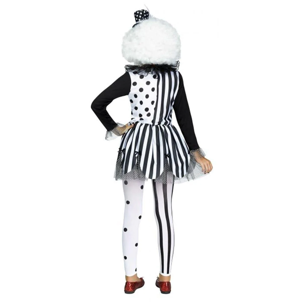 White Killer Clown Costume for Kids - Image 2