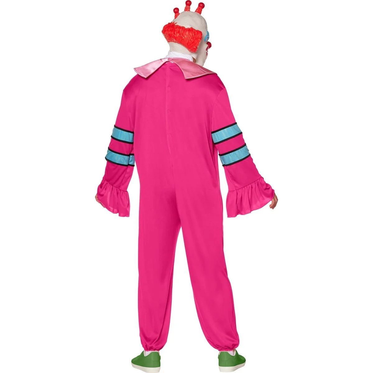Killer Klowns Slim Costume for Adults, Jumpsuit, Collar and Mask - Image 2