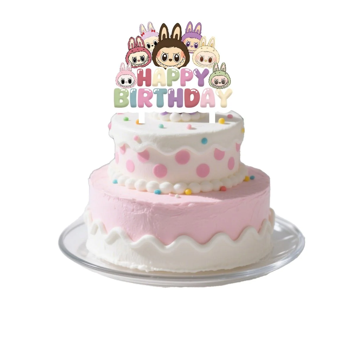 Labubu Birthday Cake Topper, 1 Count