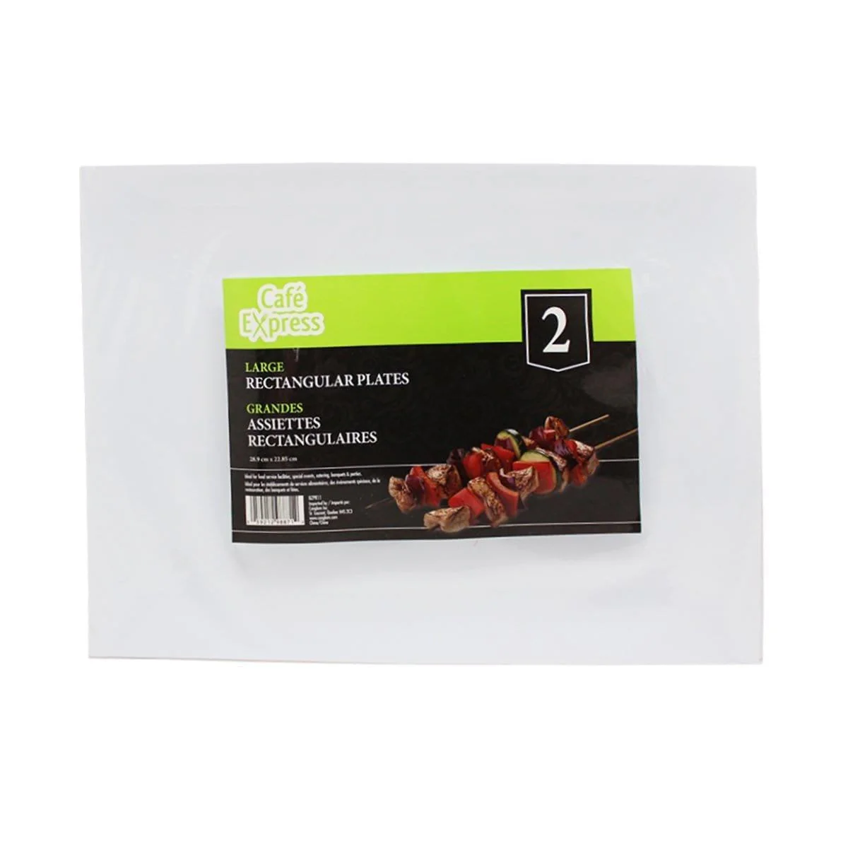 Large Square Plates 2/pkg.