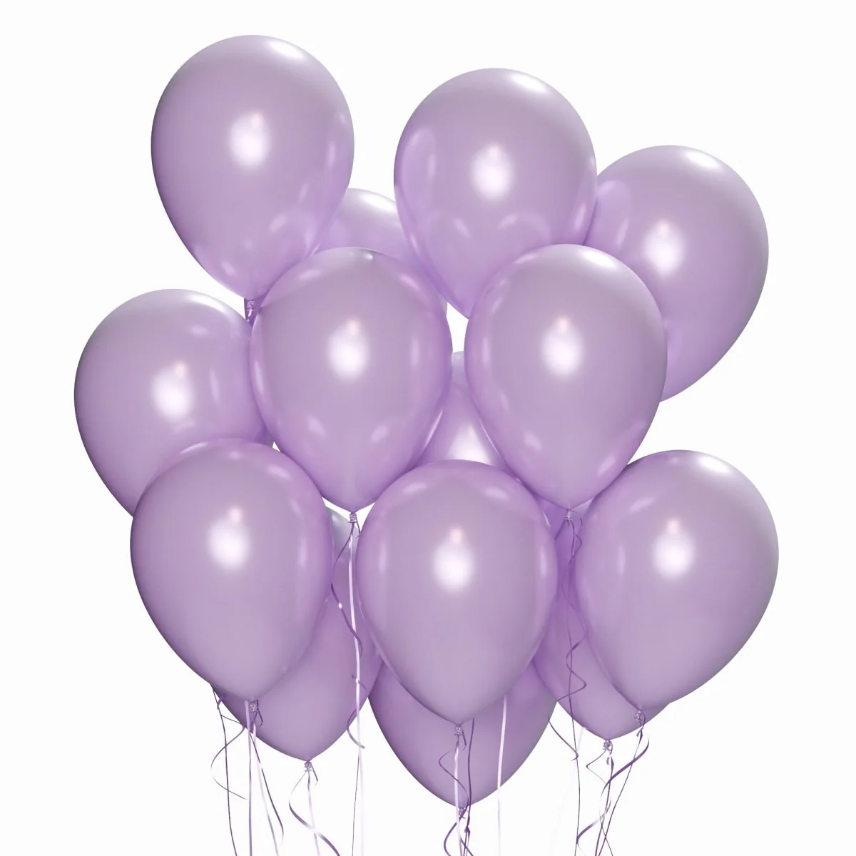 Lavender Latex Balloon 12 Inches, Pearl Collection, 15 Count