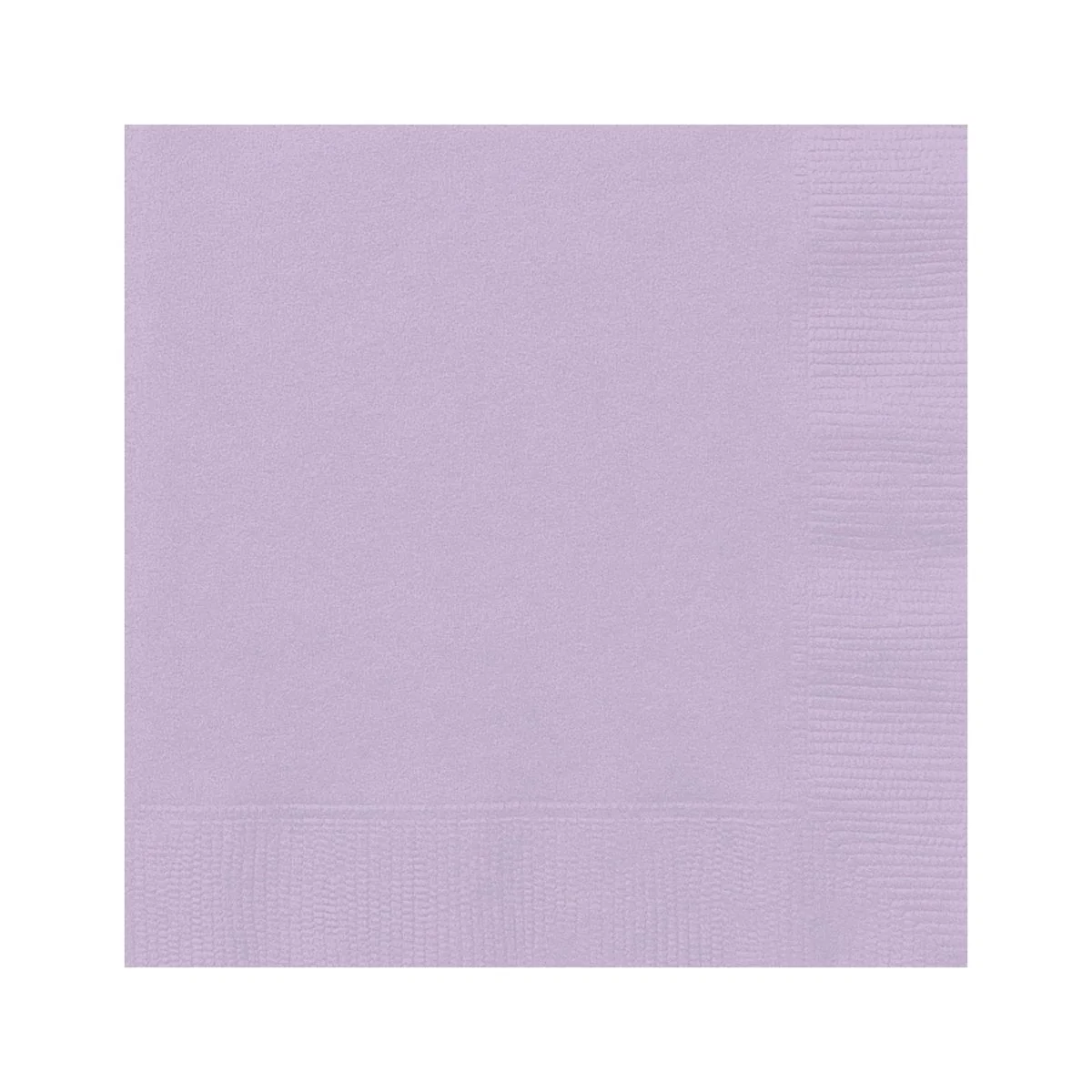 Lavender Purple Small Beverage Napkins, 40 Count