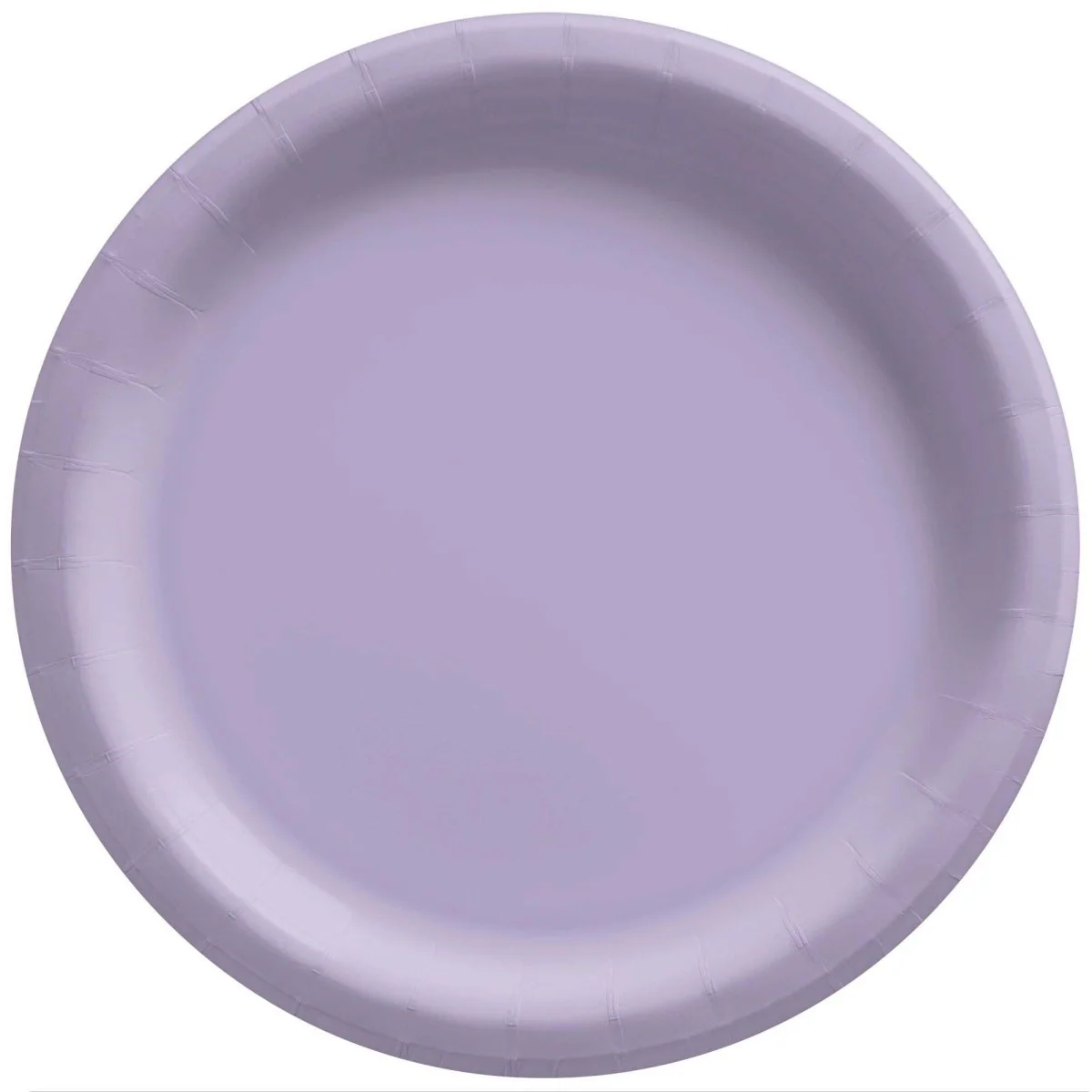 Lavender Round Paper Plates, 9 Inches, 20 Count