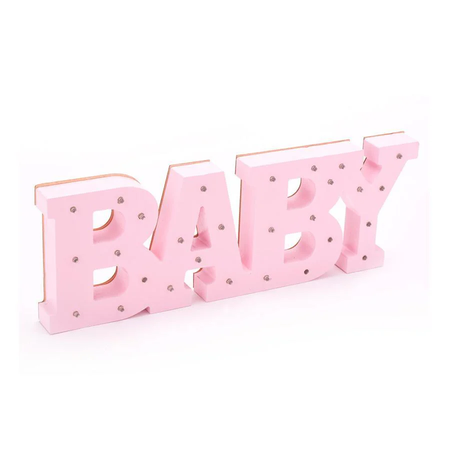Pink baby LED decoration