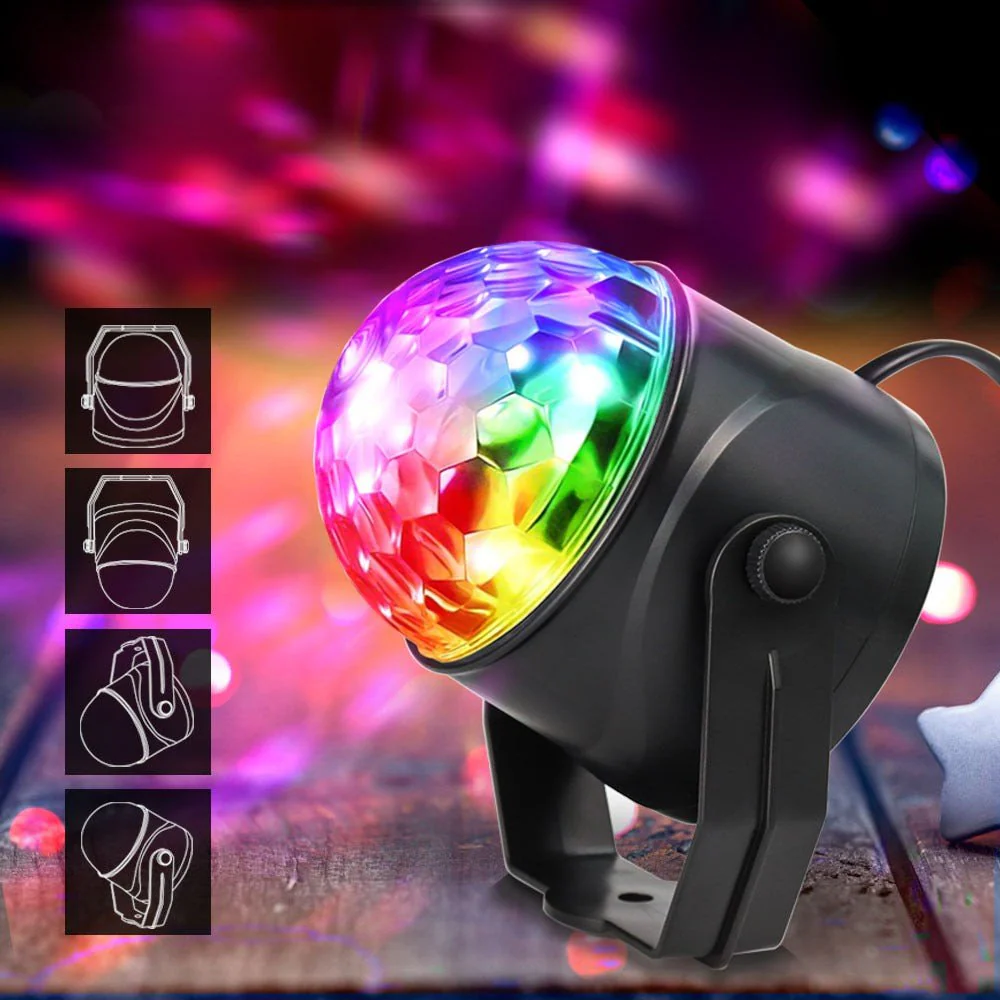 LED Disco Party Light with Remote Control - Image 2