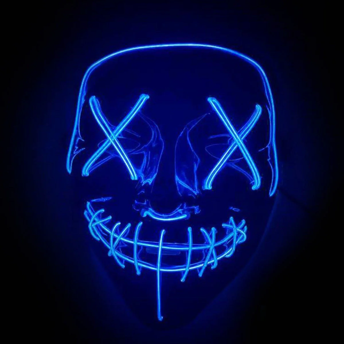 Blue LED wire mask